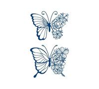 5 Pièces D'Autocollants De Tatouage Semi-Permanent De Jus De Plantes Autocollants De Tatouage De Cicatrice Imperméables Et Couvrant La Sueur
