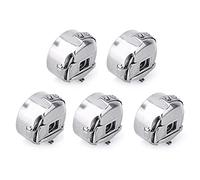 5 pièces de boîtier à canette 335 pour machine à coudre industrielle 335, couvercle de boîtier à canette en métal au fini lisse, pièce de rechange durable pour la couture