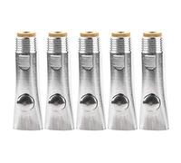 5 pièces de Buvant Plat en Acier Inoxydable DN15 pour porcs, Accessoire d’abreuvement agricole pour bovins, Moutons et porcs, Abreuvoir pour bétail résistant aux fuites avec (68mm)