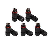 5 pièces de connecteur d’Aviation étanche, Prise et Douille électriques IP68, connecteur Industriel à sertissage par vis 380 V avec Joint en Caoutchouc pour éclairage extérieur, (L16-3)