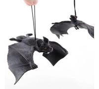 5 Pièces De Fausse Chauve-Souris De Terreur Réaliste, Accessoires Suspendus D'Halloween, Décoration D'Halloween Pour La Maison, Fête En Plein Air, Bricolage, Accessoires Effrayants, Jouets 202