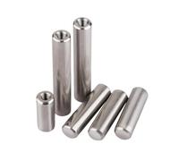 5 pièces de goupille de positionnement cylindrique en acier inoxydable avec filetage intérieur, diamètre 4mm, longueur 30mm, M3x4x30mm