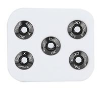 5 pièces de pédalier en alliage d'aluminium, boulon à plaque unique, vis de bras de manivelle, accessoire (Version standard)