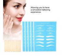 5 Pieces De Pratique En Matiere De Tatouage De Microblading De Maquillage Permanent De Sourcil Formation Peau De Faux Pour Aiguille Machine D'approvisionnement Kit