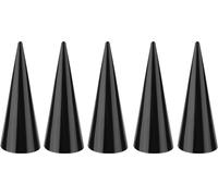 5 pièces de présentoir individuel pour doigt Porte-anneaux de vitrine Présentoir de bijoux Anneaux Organisateur (Noir)