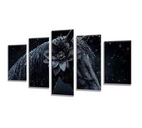 5 Pièces Diamond Painting Animal Cheval Diamond Painting Adulte, DIY Full Drill Loisirs Créatifs Broderie Diamant Kit, Broderie Diamant Grand pour Décoration Maison Cadeau Femme 225x135cm q-569