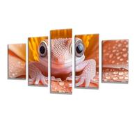 5 Pièces Diamond Painting Animal Lézard Diamond Painting Adulte, DIY Full Drill Loisirs Créatifs Broderie Diamant Kit, Broderie Diamant Grand pour Décoration Maison Cadeau Femme 225x135cm q-590
