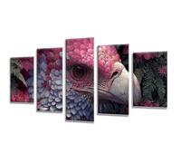 5 Pièces Diamond Painting Oiseau Fleur Diamond Painting Adulte, DIY Full Drill Loisirs Créatifs Broderie Diamant Kit, Broderie Diamant Grand Art pour Décoration Maison Cadeau Femme 225x135cm q-585