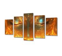 5 Pièces Diamond Painting Rêve Zen Broderie Diamant Kit Complet, Grand Format Diamant Painting Puzzle Stitch, DIY Diamond Art Point de Croix Craft Kit, Tableau Decoration Murale 300x150cm j7s-132