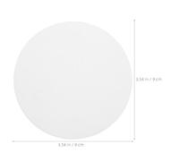 5 Pièces Diffuseur pour Plafonnier Rond en Acrylique Blanc, 9 CM | Panneau Transparent, Diffusion Uniforme et Anti-éblouissement, pour LED Encastrées et Lecture