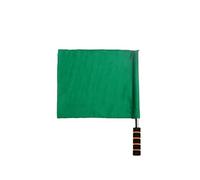 5 pièces drapeau à main d'arbitre de sport d'entraînement d'athlétisme officiel d'informateur Performance pour Football(Green)