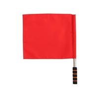 5 pièces drapeau à main d'arbitre de sport d'entraînement d'athlétisme officiel d'informateur Performance pour Football(Red)