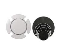 ＡＷＨＡＯ 5 pièces Drumhead Professional Silent Mute Drum Set Head Skin pour adultes débutants, Style A