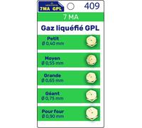 5 Pièces Du Kit Injecteur 7Ma Gaz Liquide Gpl Pour Plaque De Cuisson Gaz Et Four Buse Pour Ignis Garantie De 10 Ans[LAV1805]