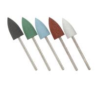 5 Pièces Embout Polissoir à Ongles en Silicone