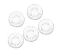 5 Pièces Embouts de Pédale Transparents, Installation Facile | PC Robuste, Remplacement Simple et Rangement Pratique, Usage Scène Portable, Entretien Rapide