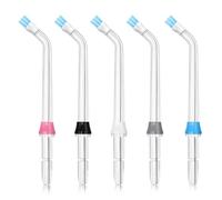 5 Pièces Embouts Prothèses Implants Plaque Seeker pour Waterpik WP-100 WP-250 WP-450 WP-560 WP-660 Embouts Jet Dentaire Haute Pression pour Hydropulseurs Dentaires Embouts de Rechange Haute Pression