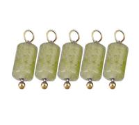 5 pièces en acier inoxydable robuste avec des motifs en pierre naturelle, accessoire portable pour les fêtes, les dates, les fournitures et l ' usage quotidien, accessoires de conception unique