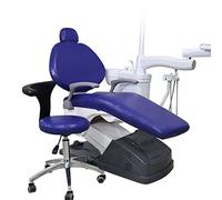 5 pièces/ensemble housse de protection complète pour fauteuil dentaire, PU imperméable et facile à nettoyer housse de protection pour chaise de dentiste pour hôpitaux dentaires violet raisin( two