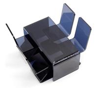 5 pièces/Ensemble Table et chaises de Maison de poupée Simulation Table Miniature en Plastique et 4 chaises Maison poupée Accessoires Meubles Salon Modernes décoratifs