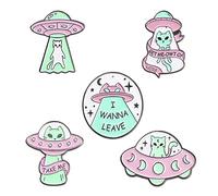 5 Pièces Épingles de Broche en Émail,Broche pour Enfants,Broche de Dessin Animé en Émail,Broche de Dessin Animé,Broche pour Enfants Femmes Insigne de Collier de Mode Vêtements Sacs Vestes Décor