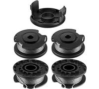 5 Pièces F016800569 Bobines de fil de Rechange pour débroussailleuse Bosch EasyGrassCut, F016800385 Bobine de Rechange de Tondeuse Compatible avec ART 23SL et ART 26SL (4pcs + 1pcs)
