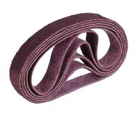 5 pièces fait avec non woven SC-BS Fabriqué à partir de bande abrasive non-tissé ceinture tuyau ponceuse à bande rectifieuse (Grade: Medium, Color: red, 13mm x 457mm)