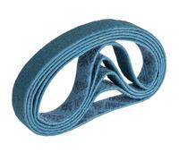 5 pièces fait avec SC-BS Fabriqué à partir de bande abrasive non-tissé ceinture tuyau ponceuse à bande rectifieuse (SC-BS Grade: very fine, Color: blue, 30mm x 533mm)