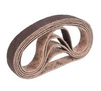 5 pièces fait avec SC-BS Fabriqué à partir de bande abrasive non-tissé ceinture tuyau ponceuse à bande rectifieuse (SC-BS Grade: Course, Color: Brown, 13mm x 457mm)
