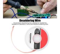 5 PièCes Fil à Souder Pas De MèChe à Dessouder En Laiton Tressé Propre 3mm De Largeur 1.5 MèTre De Longueur Tgk-3015