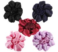 5 Pièces Filet à Cheveux Élastique en Polyester Résille Danseuse | Maintien du Chignon, Accessoire Réutilisable, pour Employées et Artistes