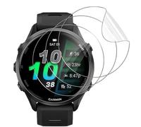 5 Pièces Film Hydrogel pour Gar-min Forerunner 970 / Forerunner 570 47mm | Protection Écran TPU Auto-Réparateur, Transparent HD, Protection Anti-Rayures, Sans Bulles