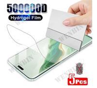 5 pièces Film Hydrogel pour Honor Magic 8 7 6 5 Pro Lite 500 400 300 200 Pro Lite X9A X8A X8B X9 X8 protecteur d'écran à couverture complète Honor 600 Pro