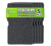 5 Pièces Filtre Seche Linge 243 x 153 x 12 mm avec le Code Original 2964840100 2964840200 pour Beko 782372445 782372152 pour Smeg - ONIX TECH