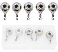5 Pieces Fishing Lure Light, Led Underwater Fishing Light, Eye-Shaped, Eye-Shaped, Night Light, Lure Attractor, Lure Bait Tool For Freshwater And Saltwater