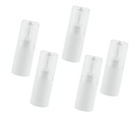 5 Pièces Flacon Compte-gouttes 5ml en Verre et Plastique Blanc | Remplissage Facile, Contrôle Précis des Gouttes, Couvercle Étanche, pour Sérums, Teintures, Bricolage
