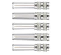 5 Pièces Flacon de Gloss à Lèvres DIY Rond 5ml en ABS | Contenant Rechargeable, Format Portable pour Voyage et Déplacement, Usage Féminin, Finition Décorative