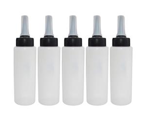 5 Pièces Flacon Souple de Lavage Cheveux, Petit Distributeur | Rechargeable, Débit Contrôlé et Léger, Usage Précis pour Lotions et Solutions de Nettoyage