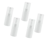 5 Pièces Flacons Compte-gouttes en Plastique Blanc 5ml | Contrôle Précis du Liquide, Étanche et Opaque, pour Parfum DIY et Conditionnement Cosmétique