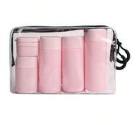 5 pièces Flacons de voyage pour articles de toilette, flacons de voyage de taille voyage étanches, flacons de voyage pour shampoing et après-shampoing, lotion, produits essentiels de voyage, fournitur