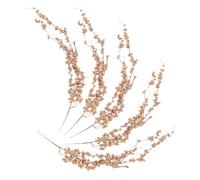 5 Pièces Fleur Artificielle Baie Dorée Choix Darbres De Noël Sélection De Baies De Noël Pics Artificiels De Baies Pics Artificiels en Pin Sapins De Noël Houx Mousse Remplissage