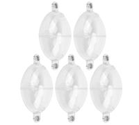 5 Pièces Flotteurs Bulles Pêche, Ensemble Flotteur Pêche Abs En Mer Surface Grossière Contrôleur Pêche Flotteur Boule Bulles Poisson Tackle Bobber Flottants Poisson Pour Pêche Plein Air (Transparent)