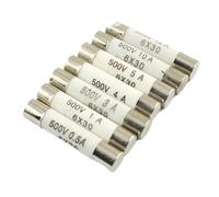 5 pièces Fusible En Céramique RO58 6x30mm 500V F 0.5A 1A 2A 3A 4A 6A 8A 10A 13A 15A 16A 20A 25A 30A Rapide BS1362 6 * 30mm(20A)