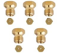 5 Pièces Gicleur gaz Butane, Injecteur de Gaz Gicleur Bouteille Kit de Conversion, Gicleurs pour Gaz Butane et Propane, Injecteurs Universels pour Cuisinière à Gaz, Gicleur de Propane