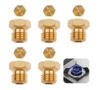 5 Pièces Gicleur Gaz Butane Universels 0.5/0.7/0.87/1.02mm,Injecteur de Gazs Gicleur Bouteille Kit de Conversion,GPL Buses