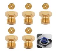 5 Pièces Gicleur Gaz Butane Universels 0,5/0,7/0,87/1,02mm,Injecteur de Gazs Gicleur Bouteille Kit de Conversion,GPL Mult BOUTEILLE