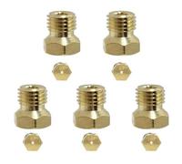 5 Pièces Gicleur gaz Butane Universels pour Plaques de Cuisson GPL et gaz Naturel, Injecteurs et Buses en La SET ACCESSOIRE CUISINE