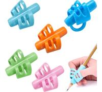 5 Pièces Guide Doigts Ecriture Enfant, Ergonomique Aide Ecriture Enfant, Pencil Grip for Kids, Grips pour Crayon pour Enfants Étudiants, Outils de Correction de Posture pour Apprendre a Ecrire