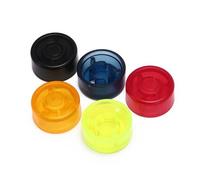 5 pièces guitare effet pédale pied clou Cap pied interrupteur Toppers bouton en plastique pare-chocs repose-pieds protecteur couleur bonbon accessoires