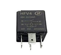 5 PIÈCES HFV4 024-1H1SGR 4 Broches 24V Relais